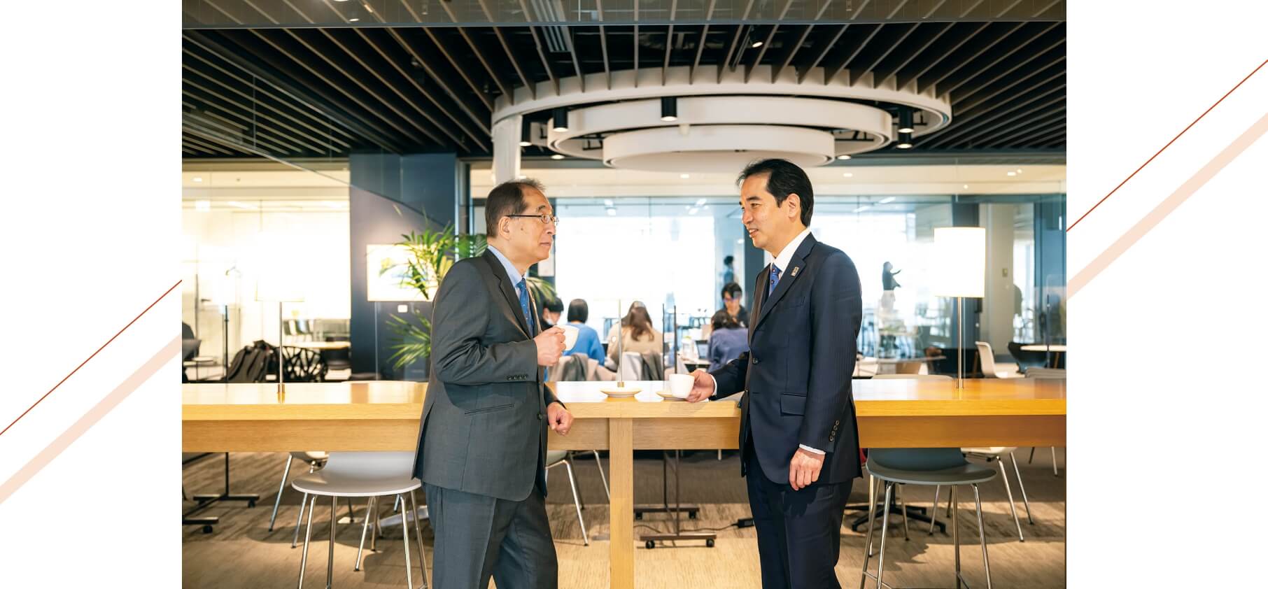 伊吹英明さん 鳥井信吾さん 対談風景