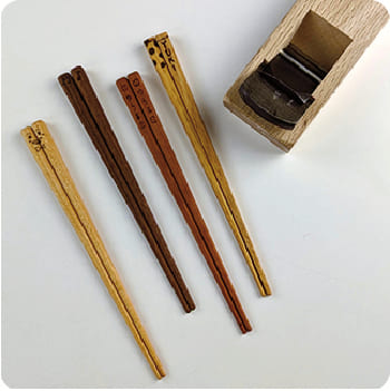 天然木の「myおはし」をつくろう♪