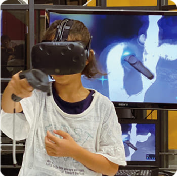 「VR書道」にチャレンジしよう！