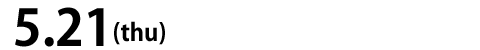 5.21(thu)